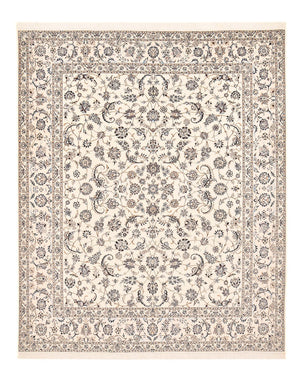 Perzisch tapijt - Nain - Premium - 307 x 255 cm - wit  crème