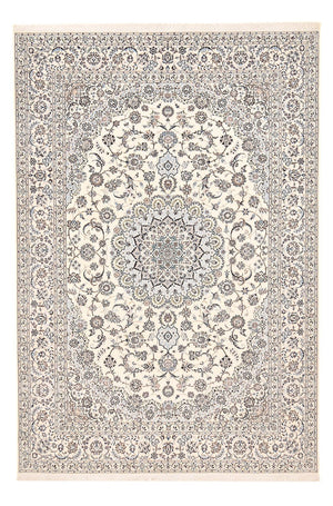 Perzisch tapijt - Nain - Premium - 374 x 260 cm - wit  crème