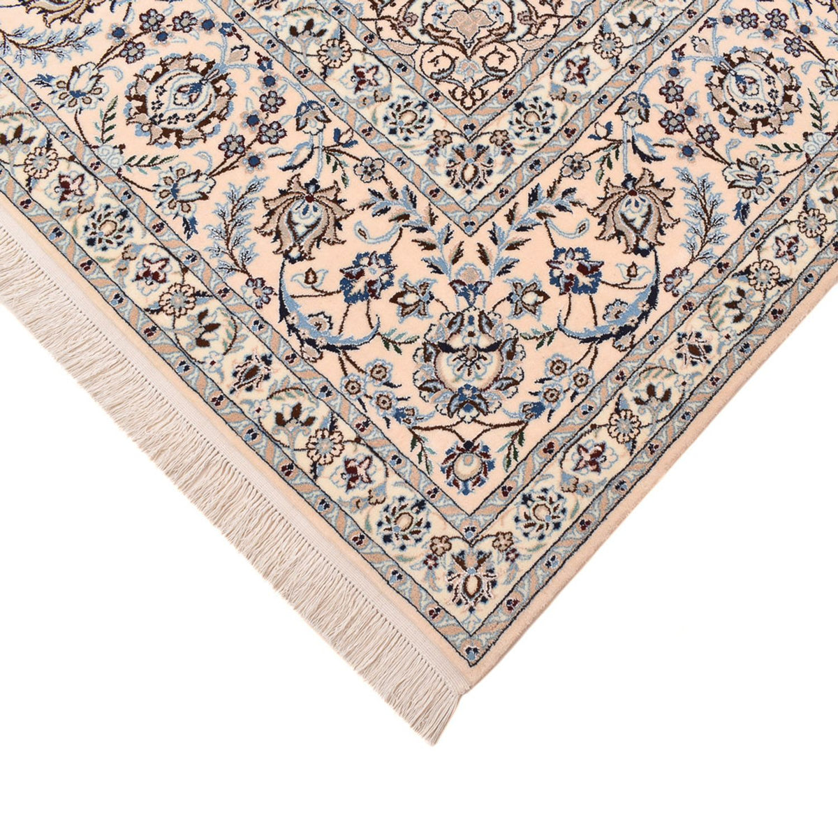 Perzisch tapijt - Nain - Premium - 374 x 260 cm - wit  crème