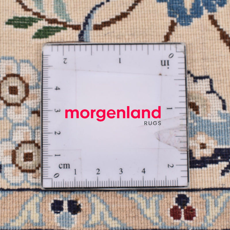 Perzisch tapijt - Nain - Premium - 374 x 260 cm - wit  crème