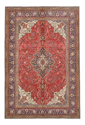 Perzisch tapijt - Tabriz - 295 x 198 cm - rood