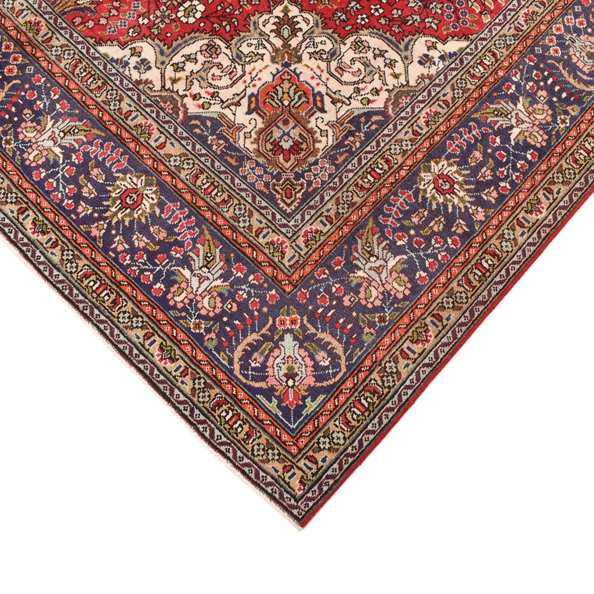 Perzisch tapijt - Tabriz - 295 x 198 cm - rood