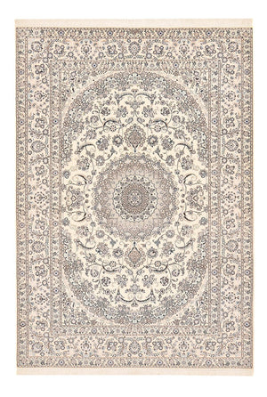 Perzisch tapijt - Nain - Premium - 302 x 210 cm - wit  crème