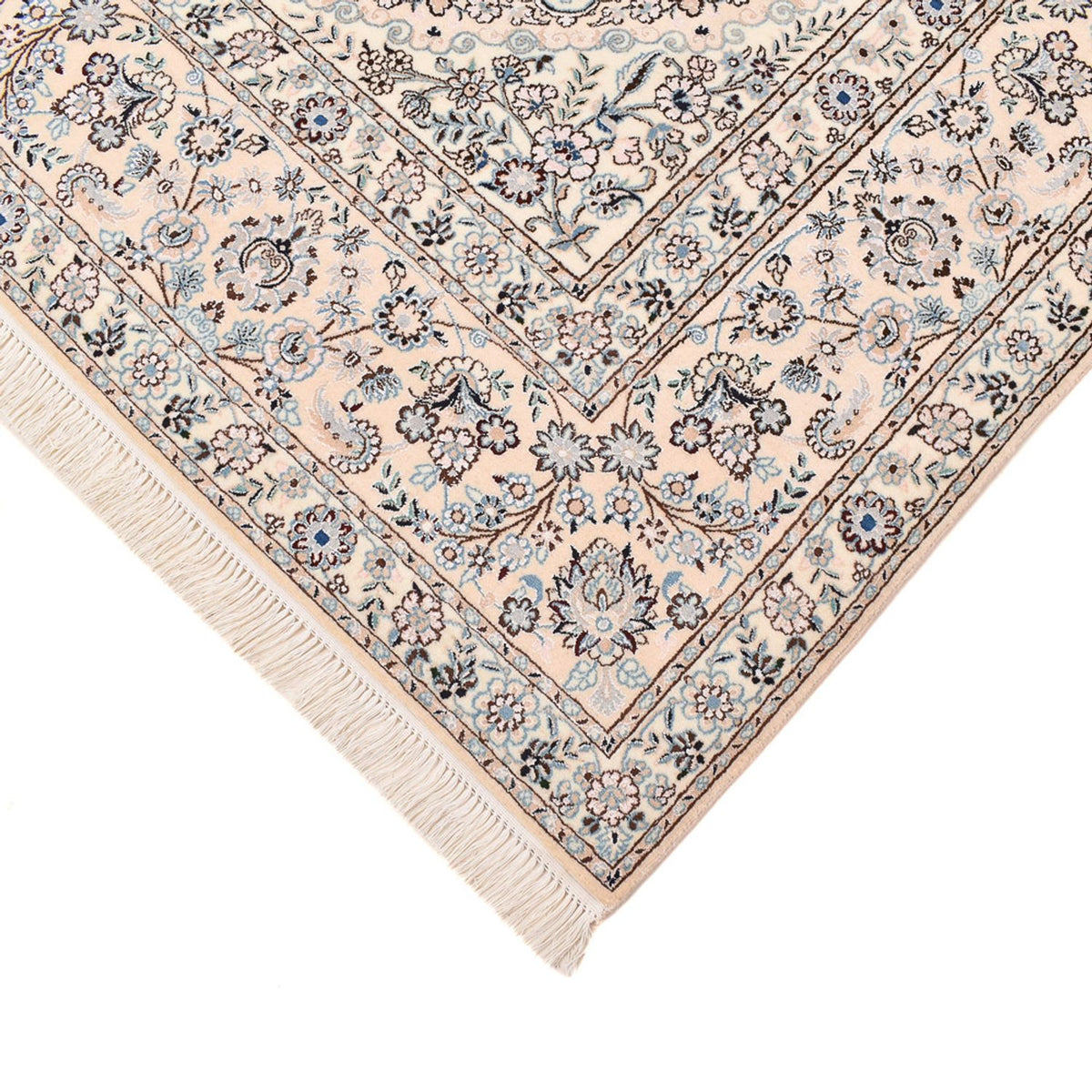 Perzisch tapijt - Nain - Premium - 302 x 210 cm - wit  crème