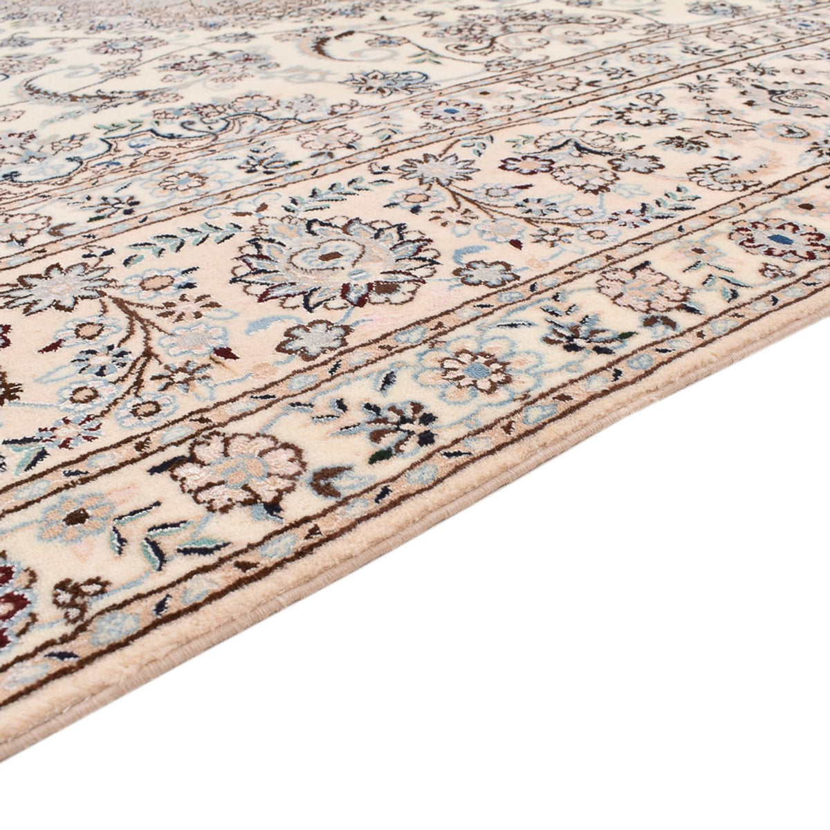 Perzisch tapijt - Nain - Premium - 302 x 210 cm - wit  crème