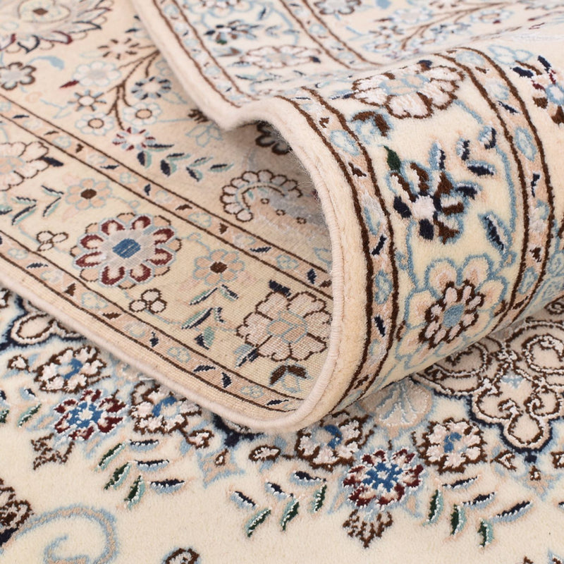 Perzisch tapijt - Nain - Premium - 302 x 210 cm - wit  crème