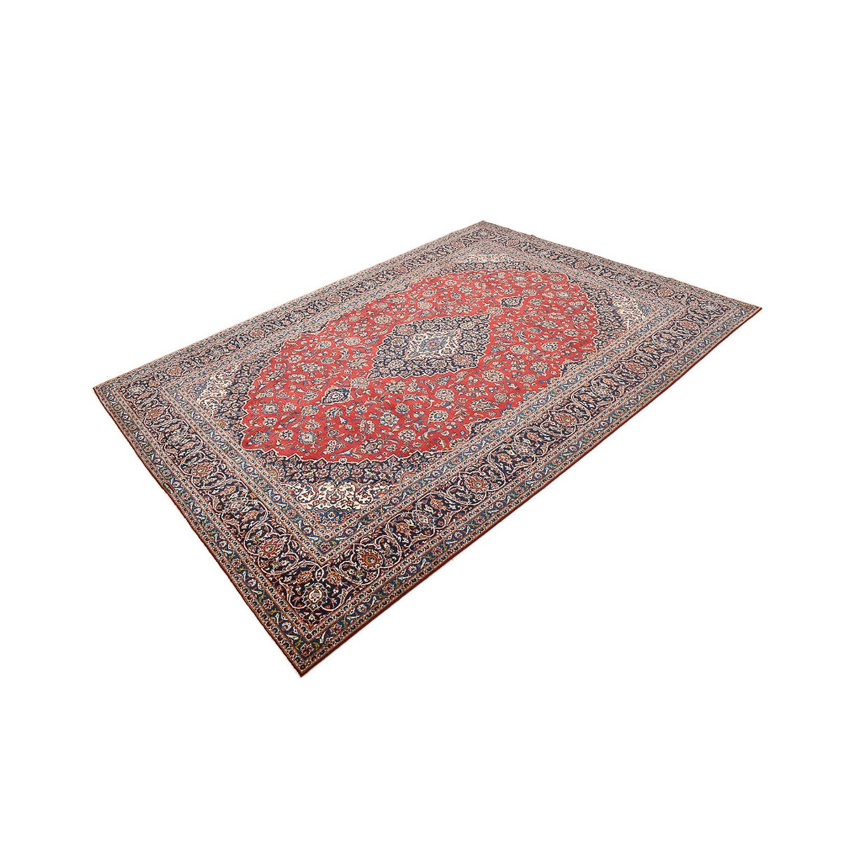 Perzisch tapijt - Keshan - 397 x 297 cm - rood