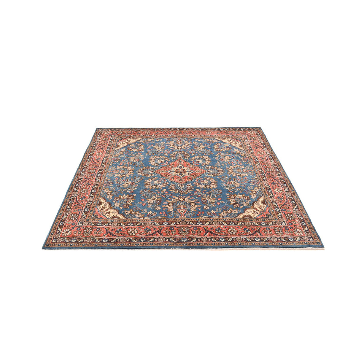 Perzisch Tapijt - Nomadisch vierkant  - 200 x 207 cm - blauw