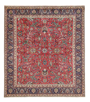 Perzisch tapijt - Tabriz speciale vorm  - 348 x 307 cm - rood