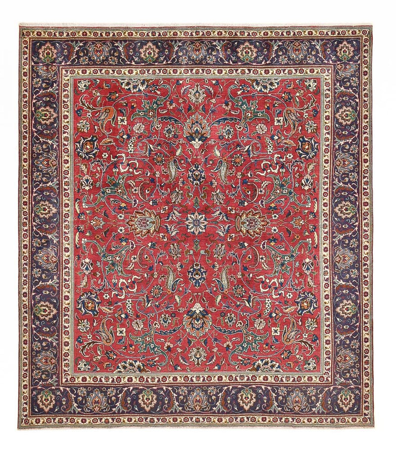 Perzisch tapijt - Tabriz speciale vorm  - 348 x 307 cm - rood