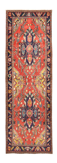 Loper Perzisch tapijt - Tabriz - 354 x 117 cm - veelkleurig