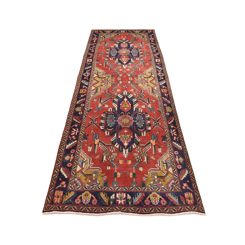 Loper Perzisch tapijt - Tabriz - 354 x 117 cm - veelkleurig