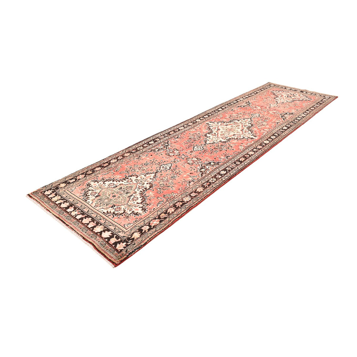 Loper Perzisch Tapijt - Nomadisch - 433 x 118 cm - licht rood