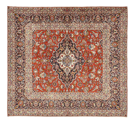 Perzisch tapijt - Keshan - 253 x 225 cm - rood