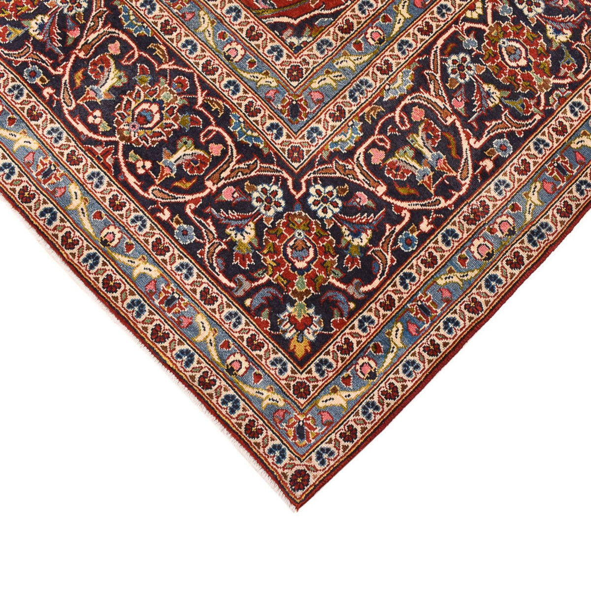 Perzisch tapijt - Keshan - 253 x 225 cm - rood