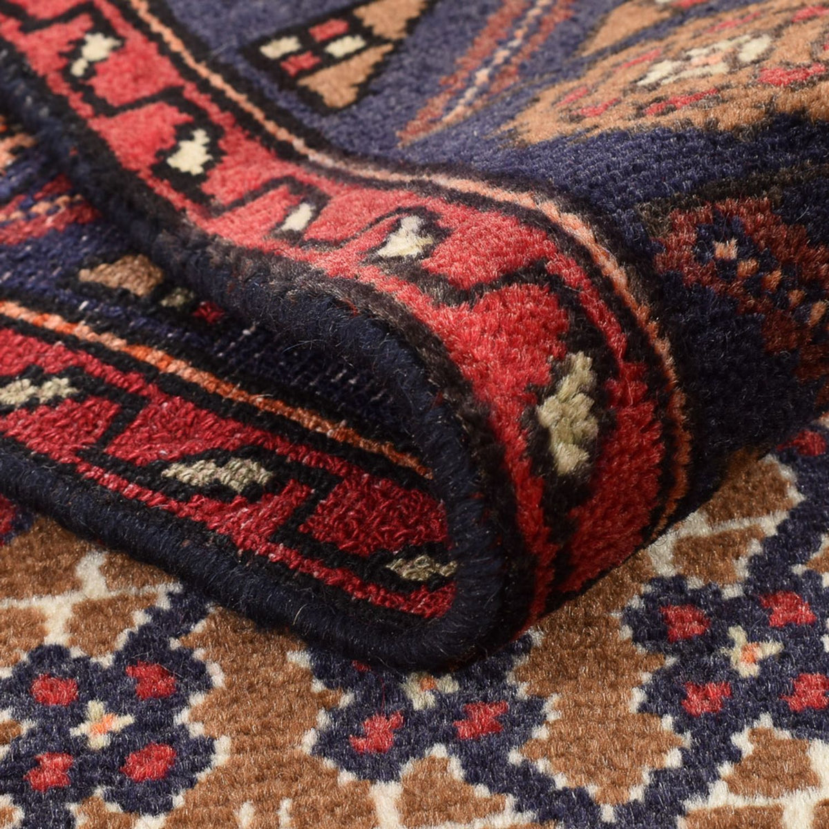 Loper Perzisch Tapijt - Nomadisch - 393 x 90 cm - licht rood