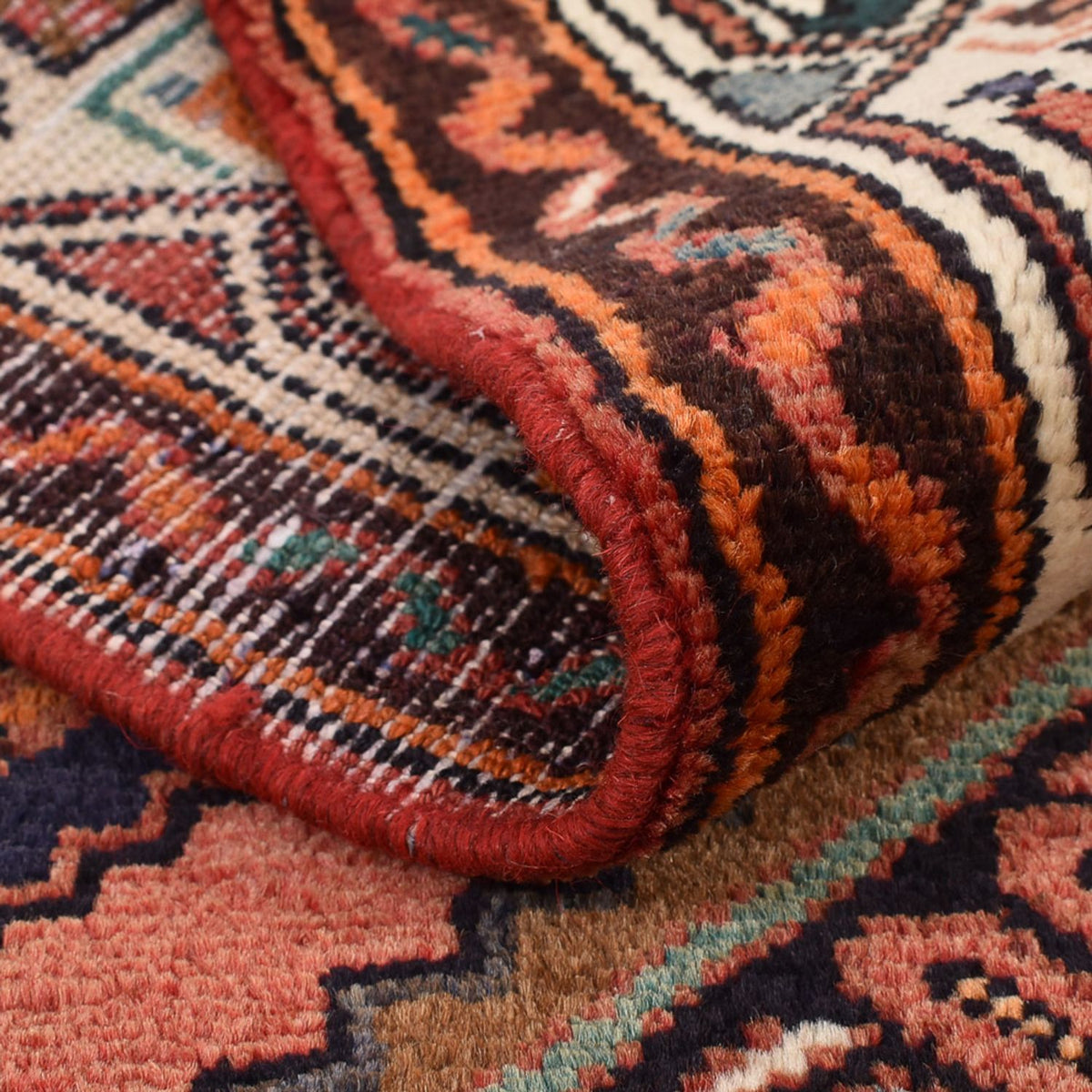 Loper Perzisch Tapijt - Nomadisch - 224 x 86 cm - licht rood