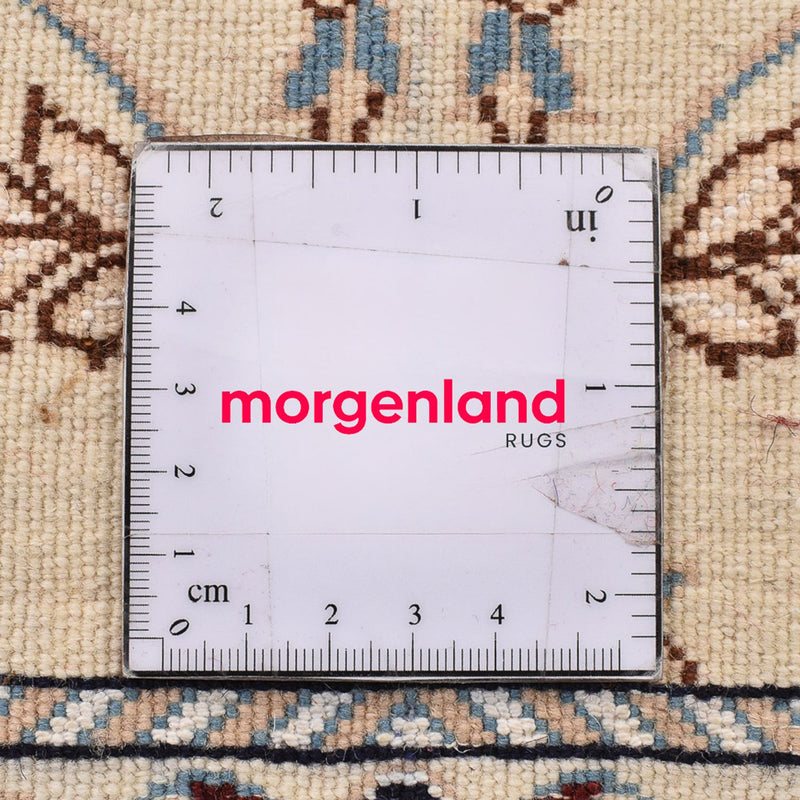 Loper Perzisch tapijt - Nain - Koninklijk - 303 x 86 cm - wit  crème