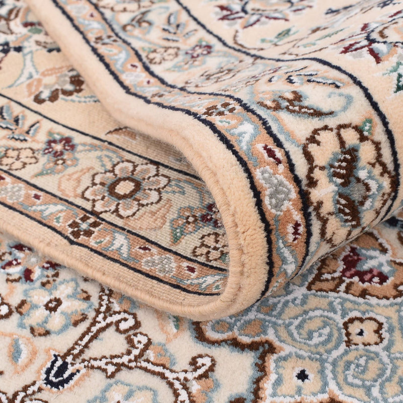 Perzisch tapijt - Nain - Koninklijk - 310 x 213 cm - wit  crème