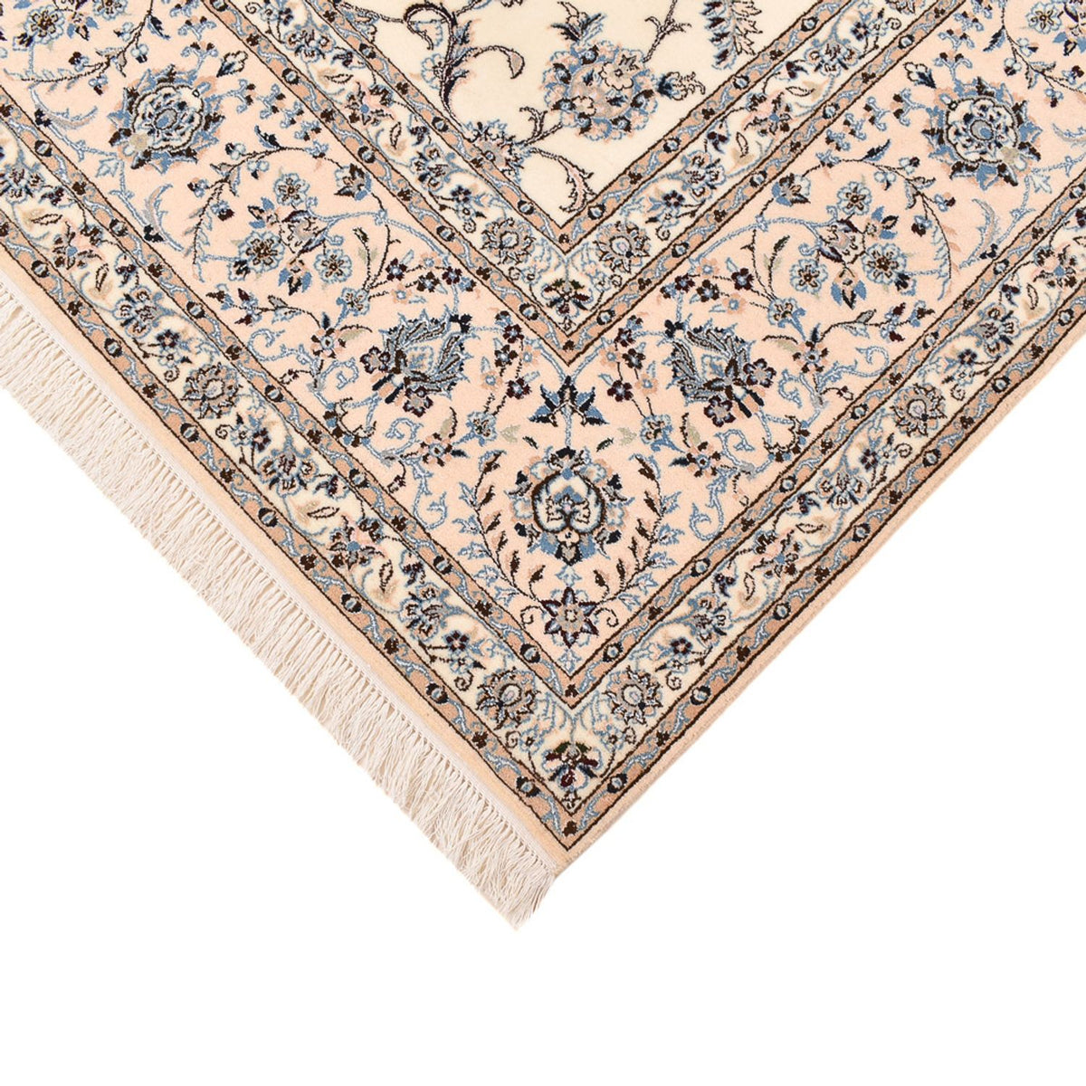 Perzisch tapijt - Nain - Premium - 297 x 205 cm - wit  crème