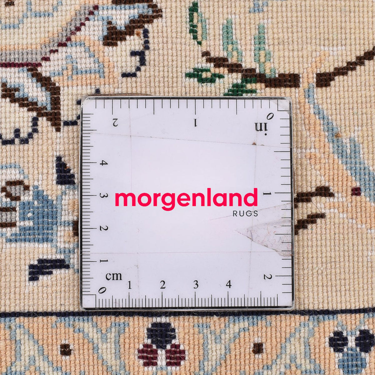 Perzisch tapijt - Nain - Premium vierkant  - 246 x 253 cm - blauw