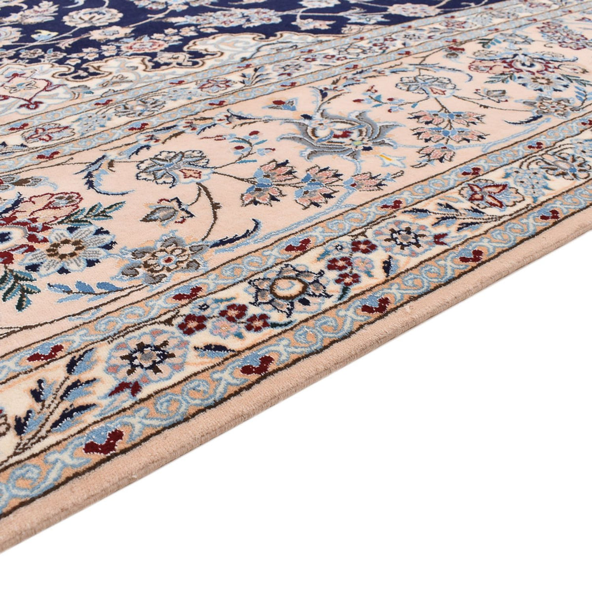 Perzisch tapijt - Nain - Premium - 358 x 259 cm - donkerblauw