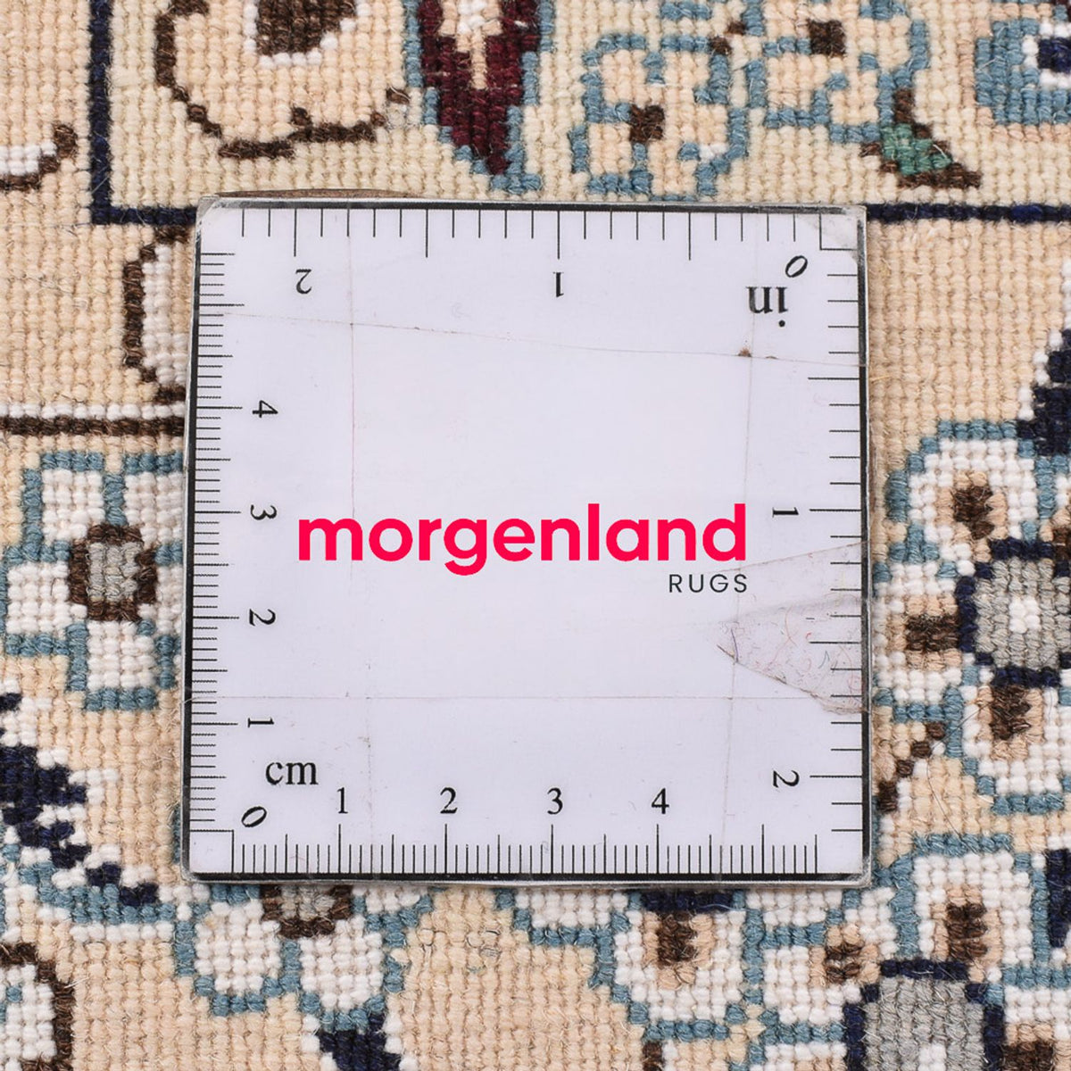 Perzisch tapijt - Nain - Koninklijk - 305 x 200 cm - wit  crème