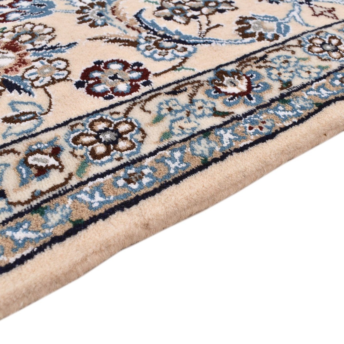 Perzisch tapijt - Nain - Koninklijk - 315 x 204 cm - wit  crème