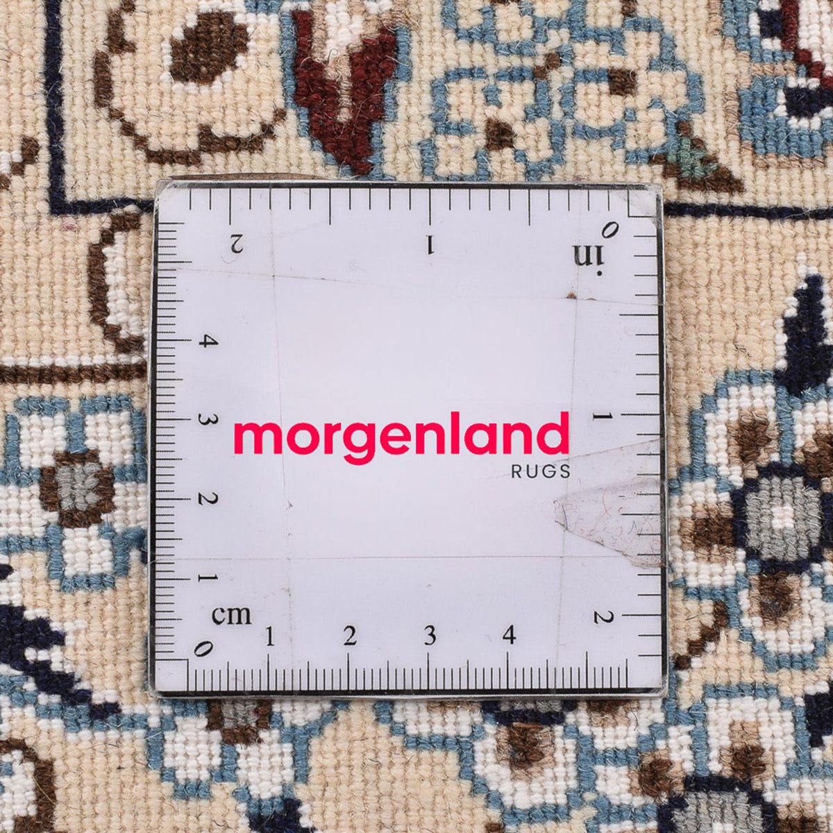 Perzisch tapijt - Nain - Koninklijk - 315 x 204 cm - wit  crème