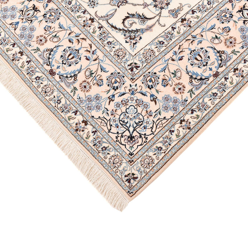 Perzisch tapijt - Nain - Premium vierkant  - 212 x 212 cm - wit  crème