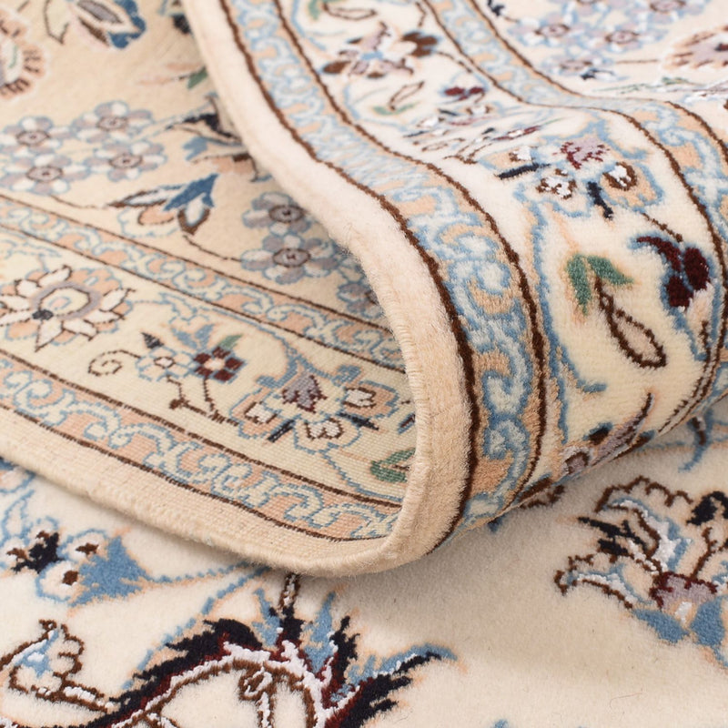 Perzisch tapijt - Nain - Premium vierkant  - 212 x 212 cm - wit  crème