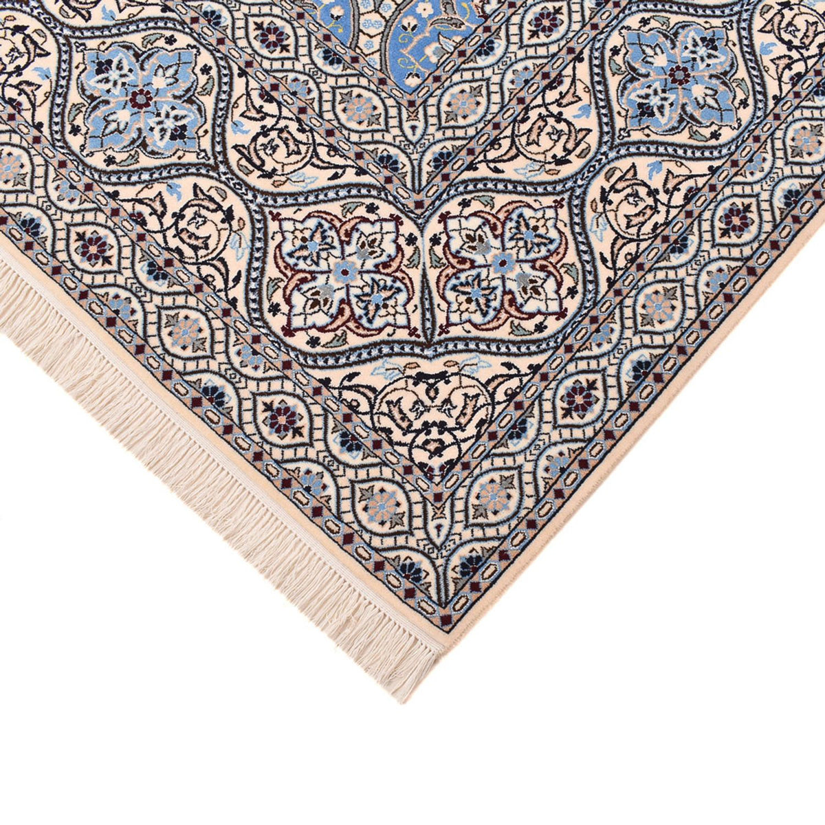 Perzisch tapijt - Nain - Premium - 314 x 253 cm - lichtblauw