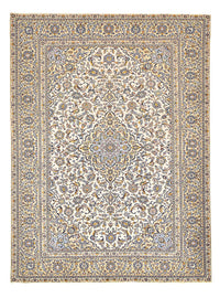 Perzisch tapijt - Keshan - 355 x 256 cm - licht beige