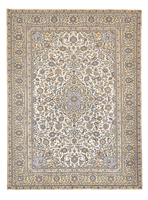 Perzisch tapijt - Keshan - 355 x 256 cm - licht beige