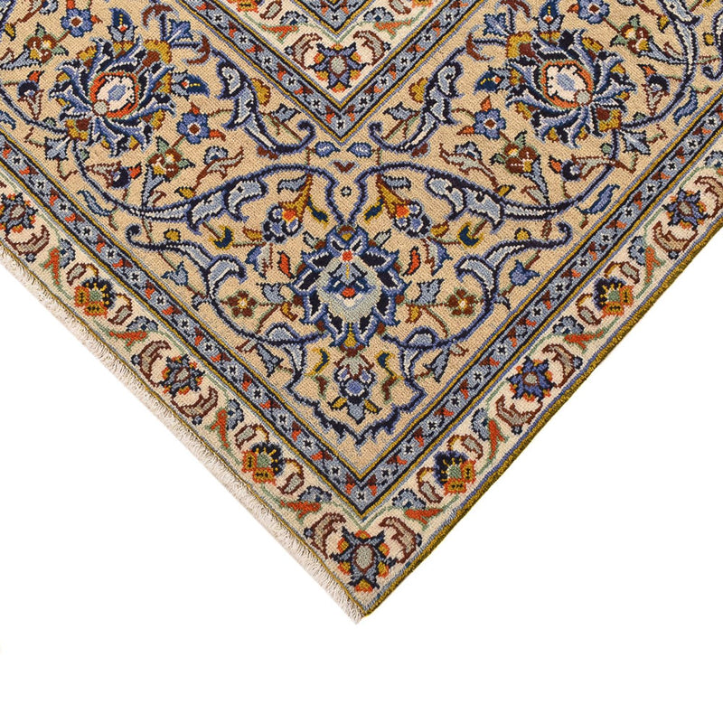 Perzisch tapijt - Keshan - 355 x 256 cm - licht beige