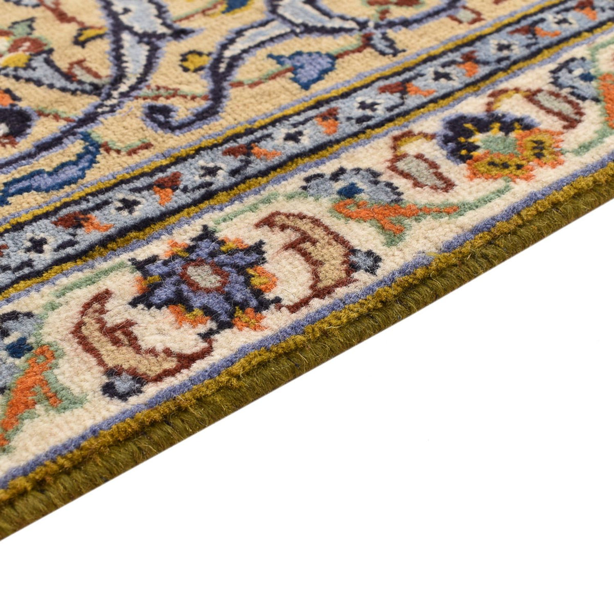 Perzisch tapijt - Keshan - 355 x 256 cm - licht beige