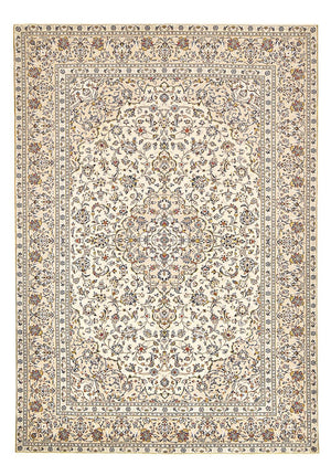 Perzisch tapijt - Keshan - 352 x 237 cm - licht beige