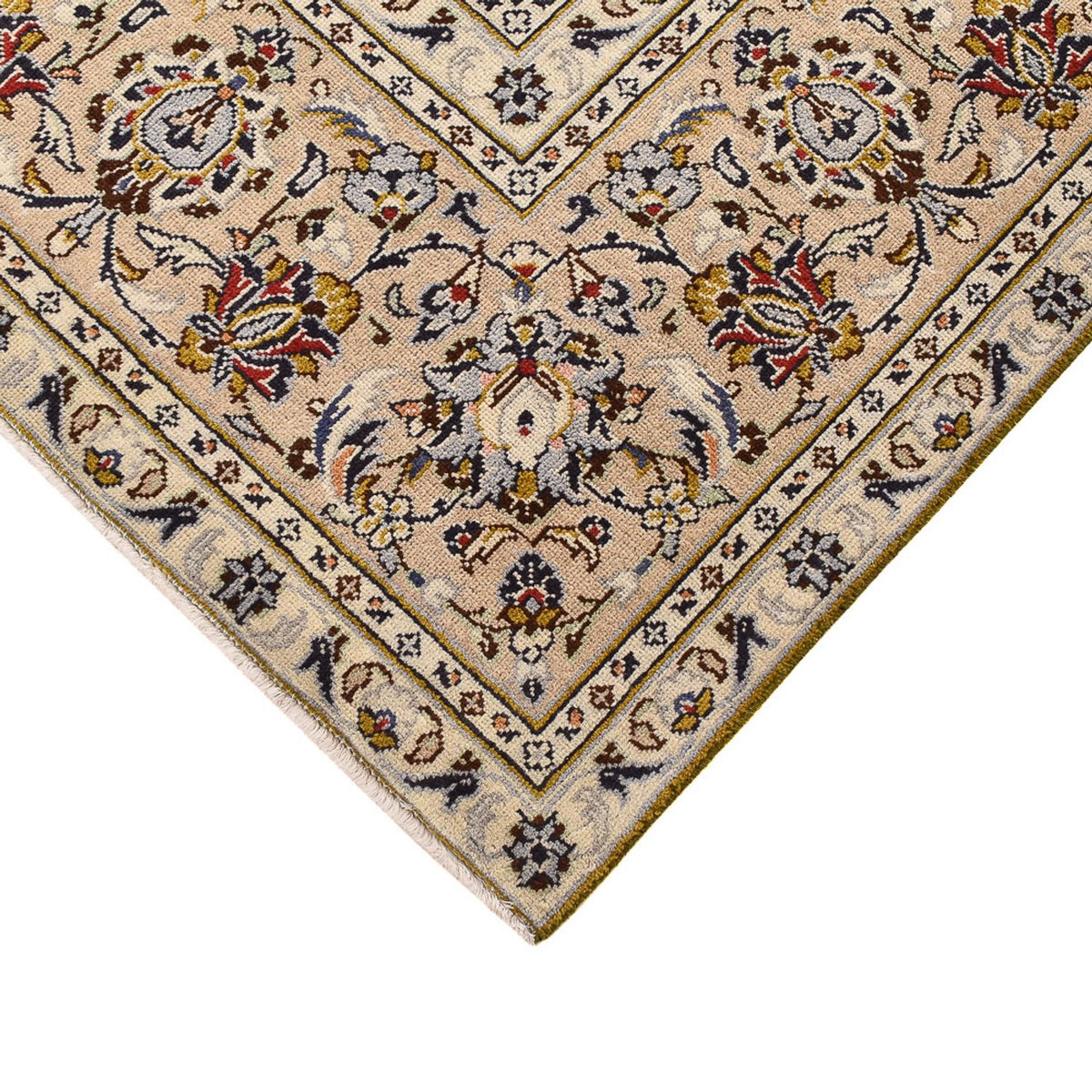 Perzisch tapijt - Keshan - 352 x 237 cm - licht beige