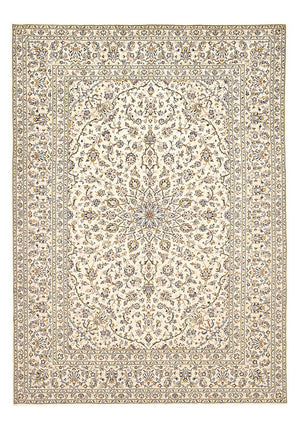 Perzisch tapijt - Keshan - 355 x 245 cm - licht beige
