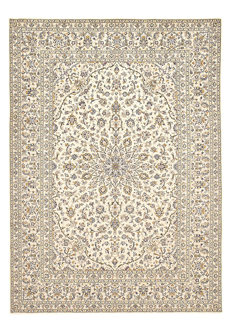 Perzisch tapijt - Keshan - 355 x 245 cm - licht beige