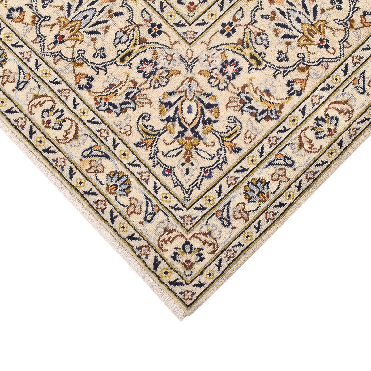 Perzisch tapijt - Keshan - 355 x 245 cm - licht beige