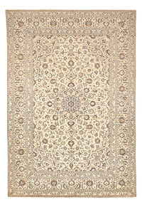 Perzisch tapijt - Keshan - 359 x 243 cm - licht beige