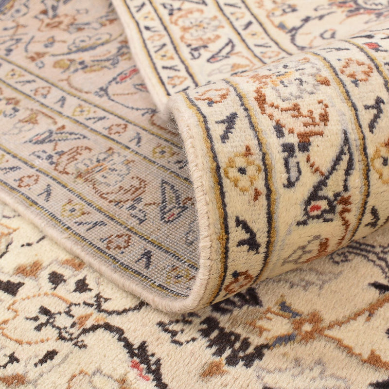 Perzisch tapijt - Keshan - 359 x 243 cm - licht beige