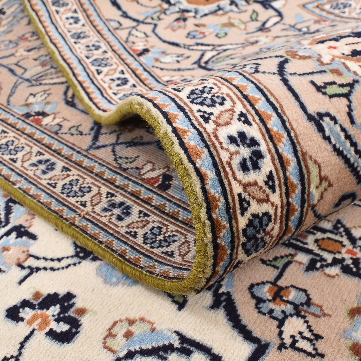 Perzisch tapijt - Keshan - 303 x 202 cm - donker beige