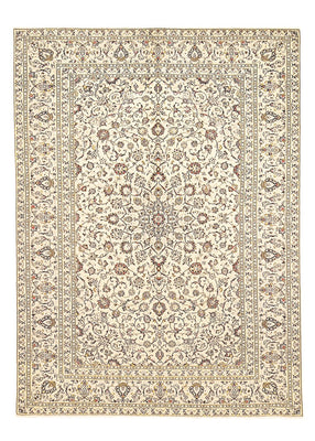 Perzisch tapijt - Keshan - 340 x 238 cm - licht beige