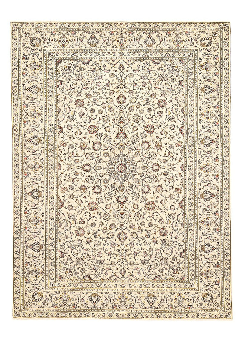 Perzisch tapijt - Keshan - 340 x 238 cm - licht beige