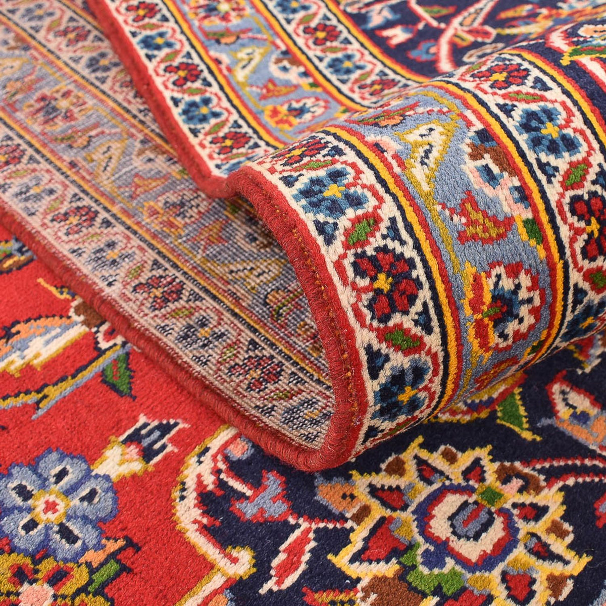 Perzisch tapijt - Keshan - 394 x 287 cm - rood