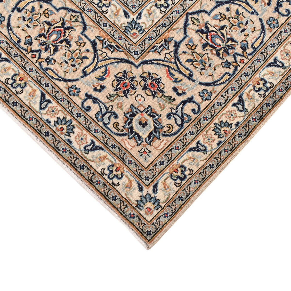 Perzisch tapijt - Keshan - 361 x 249 cm - donker beige