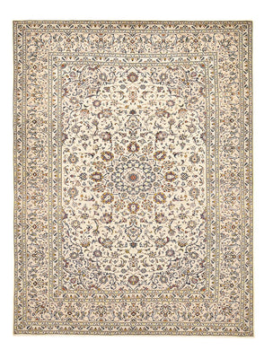 Perzisch tapijt - Keshan - 342 x 245 cm - licht beige