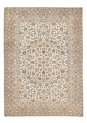 Perzisch tapijt - Keshan - 380 x 271 cm - licht beige